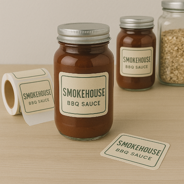 Picture of Roll Labels - Rounded Rectangle