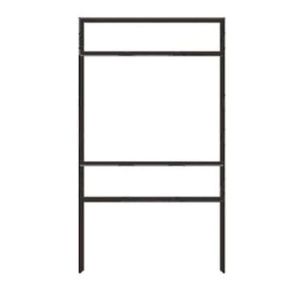 Picture of 18"h x 24"w Metal Frame - 2 riders (Black)