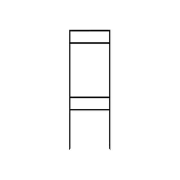 Picture of 24"h x 18"w Metal Frame - 2 riders (Black)