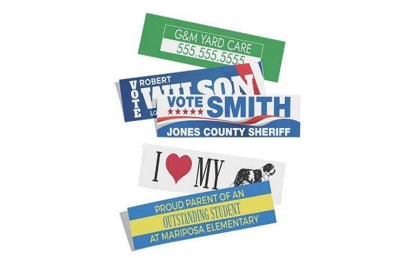 Picture of Bumper Stickers