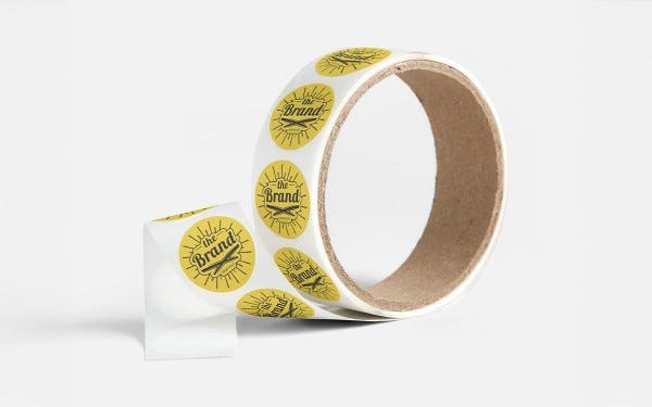 Picture of Roll Labels - On Hold