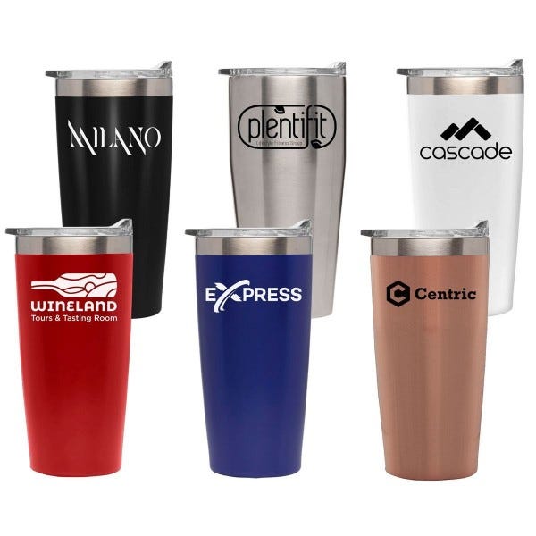 Picture of 18 oz. Stainless Steel Tumbler with Lid