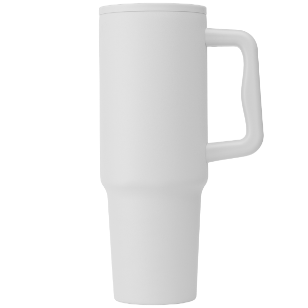 Picture of Polar Pro - 40 oz. Double-Wall Recycled Stainless Steel Tumbler with Straw