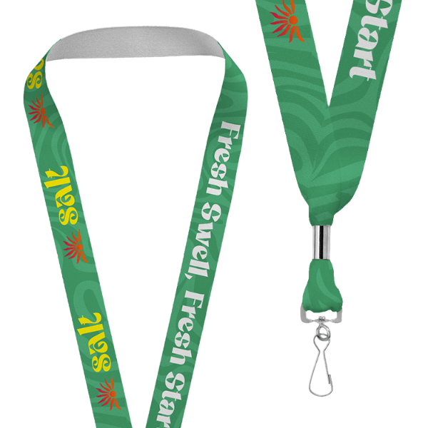 Picture of Sublimated Lanyard with Swivel J Hook Attachment