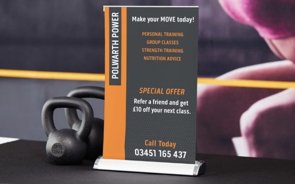Picture of Tabletop Retractable Banners